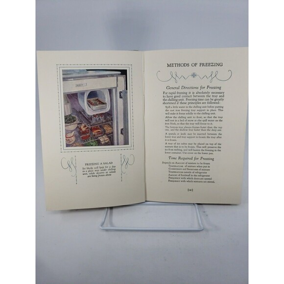 Electric Refrigerator Recipes and Menus Cookbook 1928 General Electric GE - Picture 16 of 16